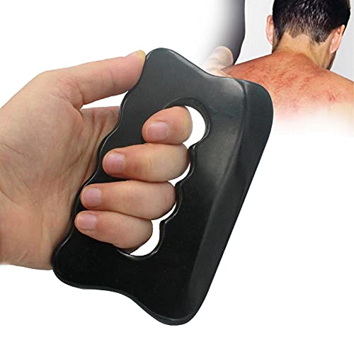 Gua Sha Massage Tool, Bian Stone Gua Sha Tool, Gua Sha Stone for Foot Neck Back Face Skincare Massage Scalp Massage Lymphatic Drainage Tool