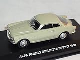 Größe ca 11 cm EDISION Alfa Romeo Giulietta Sprint 1959 Coupe Beige 1/43 Edison Giocatelli Modellauto Modell Auto