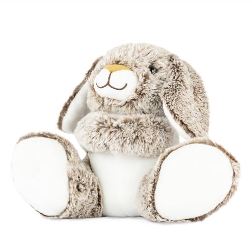 Lapin assis en peluche doudou lapin moelleux cadeau enfants 20 cm GOGOPO