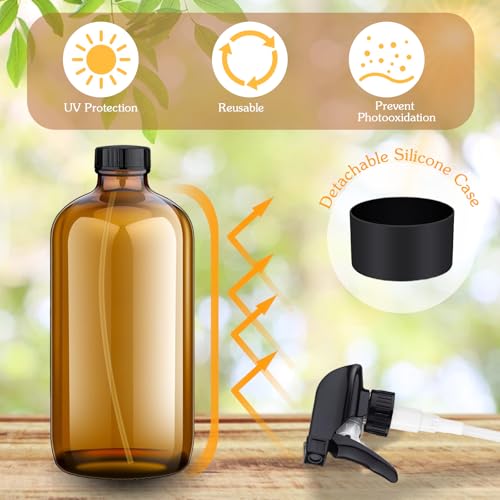 Botella de spray de agua que evita la luz solar con boquilla regulable para limpieza 4