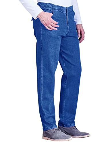Chums Men's Elastic Waist Denim Jean in Stretch Fabric Comfortable and Stylish Pants2