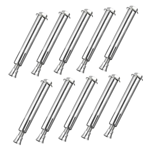 CIYODO Anchor Expansion Screws 10pcs Screws for Asphalt Parking Stop Fasteners