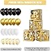 4 Pcs Prom Boxes with Letters 11.8 x 11.8 x 11.8 Inch Gold Transparent Clear Balloon Boxes with 20 Balloons for Prom Decorations 2026 gallery 2