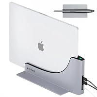 Ascrono Hub della stazione di aggancio verticale | Compatibile con Apple MacBook Air