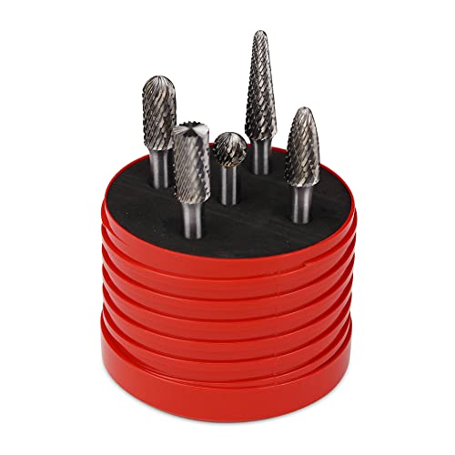 Set de fresas de carburo BHA 5 piezas para metal miniatura 6