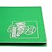 Monster Binder - 9 Pocket Trading Card Album - Holofoil Green - Holds 360 Yugioh, Magic, and Pokemon Cards