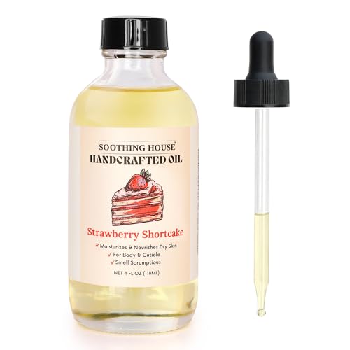 Soothing House Strawberry Shortcake Body Oil: Moisturizing Body Oil for Soft, Glowing Skin with...