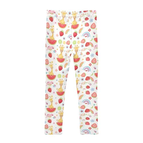 Girls' Leggings Cute Giraffes Watermelon Kids Yoga Tights Pants 1 Pack 208619462