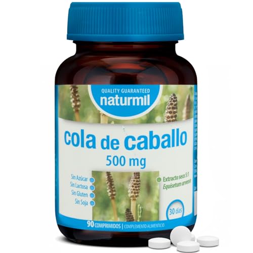 Cola de Caballo Concentrada 1500 mg - Extracto Seco 5:1 - Apoyo Drenaje Líquidos, Bienestar Urinario - Cabello, piel y uñas 90 Comprimidos de 500 mg - Apto Vegano Sin Gluten - DietMed