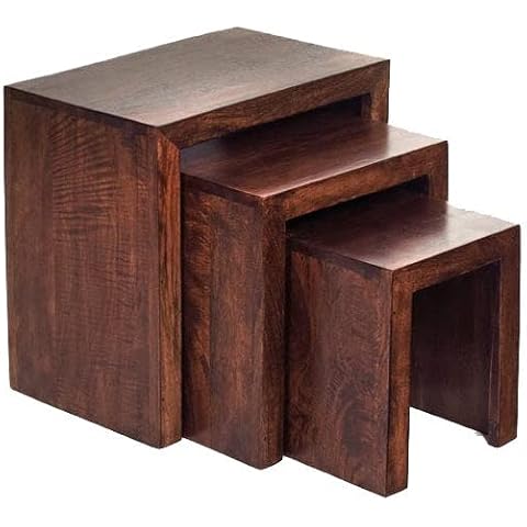 Dakota Mango Nest of 3 Tables - Retro Style Cover