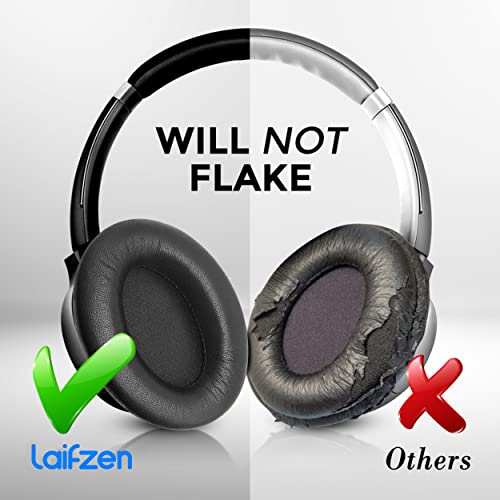 Almohadillas para auriculares Lambskin XM4 para Sony WH-1000XM4, repuesto de cuero auténtico de cordero, cojines auriculares (Plata) miniatura 4