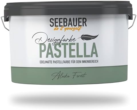 Pastel Paint Pastella Green 2.5 L (Alaska Forest) Elegant Matte W...