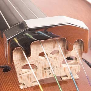 Amazon.com: Heavy Brass Practice Mute for Violins and Small Viola ...