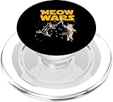 Photo Gallery grafica divertente di meow wars per gli amanti dei gatti popsockets popgrip per magsafe Photo Gallery grafica divertente di meow wars per gli amanti dei gatti popsockets popgrip per magsafe