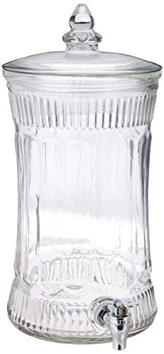 Circleware Sun Tea Jar Beverage Dispenser and Glass Lid Entertainment Home & Kitchen