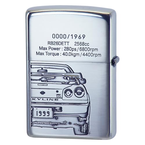 Encendedor Zippo Aceite Silver GT-R Skyline Nissan miniatura 2