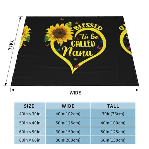 Couverture en flanelle super douce Nana OdDdot pour canapé