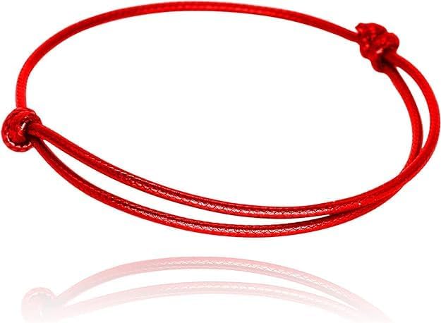 Image of Handmade Pooja EvilEye Black Chain Adjustable Nazar Anklets For Women Men Girls Boys Pack Of 2 evil eye thread, nazar anklet, thread anklet, najariya women anklet