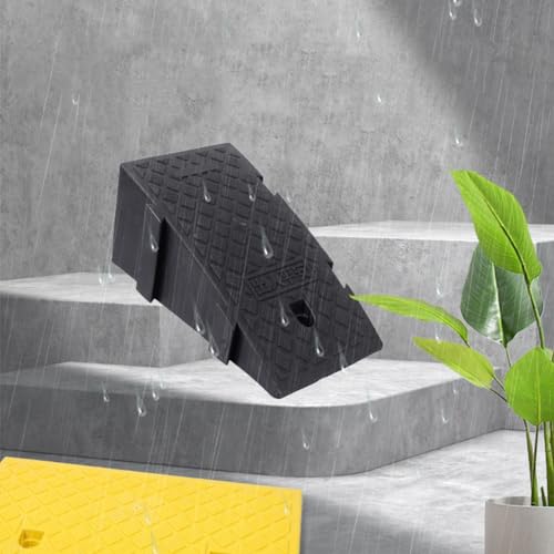 Rampas portátiles de plástico negro, 2 piezas, 11 cm miniatura 5