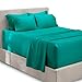 Hearth & Harbor Extra Deep Pocket Queen Sheets Sets - Fits Mattress 18-24 Inches Deep - Extra Deep Pocket Sheets - 6 Piece Queen Size - Queen - Teal Sheets