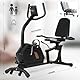 ISE Liegeheimtrainer, Liegeergometer Magnetisch, Hometrainer Fahrrad mit Rückenlehne/Impuls/LCD-Display, 8 Widerstandsstufen Liegerad, 2 in 1 Liegeheimtrainer&Heimtrainer Liegerad Heimtrainer Senioren