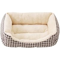 Mateju Cama Peluche Perro con Base Antideslizante, Cojín para