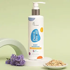 R for Rabbit Baby Shampoo 200 ml Pure & Beyond for Kids, No Tears, Ph 5.5 Mild & Gentle, With Natural oatmeal & Avacado