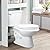 Toilet seat Elongated with Slow Close Hinges, Four Bumpers Never Loosen and Easily Remove, Two Sets of Parts, Plastic, White