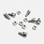 6Pcs M6 x16mm Bolt Square Nut Kit, Motorcycle Stainless Steel Battery Terminal Nuts and Bolt Kit