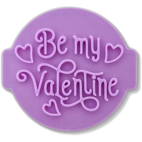 Happy Valentines Day HV05 - Embosser/Stamp for Fondant, Icing, Cupcake, Cake, Decoration Cover