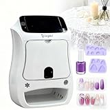 Impresora de Uñas 3D Automática,Máquina de Arte de Uñas Multifuncional,Operación de Pantalla Táctil,Finalización 10s,WiFi/USB,Más de 3000 Diseños,Kit de Diseño de Uñas DIY para Casa y Salón