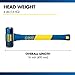 Estwing 4-Pound Hard Face Sledge Hammer, 50-55 HRC, 16-Inch Fiberglass Handle, Overstrike Protection, Textured Grip