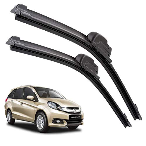 Image of Euro Care Windshield Car Wiper Blades Compatibility With Mobilio (Model : 2013-2018) - Set of 2Pc (D-22,P-16)