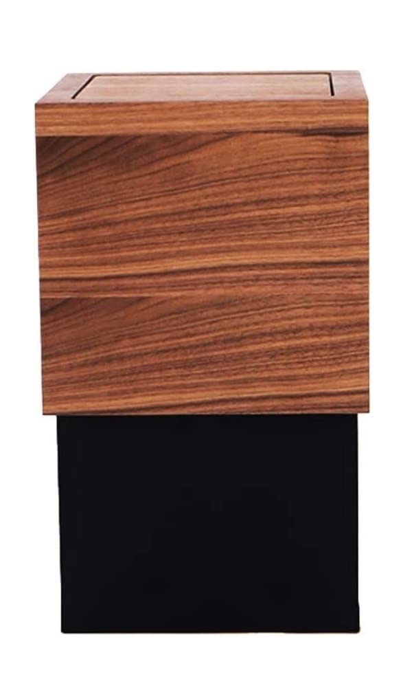Portarifiuti Pattumiera Cucina Bidoni Della Spazzatura 12 Litri/3.17 Galloni In Legno Massello Pattumiera Retrò Semi Aperti Per Cucine, Casa, Camera Da Letto, Soggiorno Cestino di Spazzatura