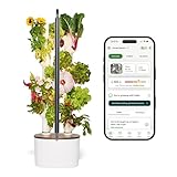 New & Improved! Gardyn Studio 2 Hydroponics Growing System - 16 Non-GMO Plants, Herbs, Vegetables - Smart Tower - Hydroponic Herb Garden Planter Indoor Kit - Indoor Gardening System w/Grow Lights