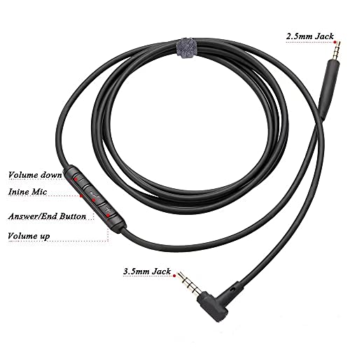 Cypher.V BOSE CABLE-1 Replacement Aux Extension Cable Cord Wire,For Bose Quietcomfort Qc25 Qc35 Sound Link Soundtrue On Ear Headphones thumb #4