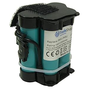 Trade-Shop Premium Li-Ion Akku 18V 2000mAh kompatibel mit Gardena Mähroboter R38Li R50Li R75li R40Li R45Li R70Li R80Li R80 LI 124562 Flymo Robotic Lawnmower 1200R Husqvarna Automower 105 305 308 308x