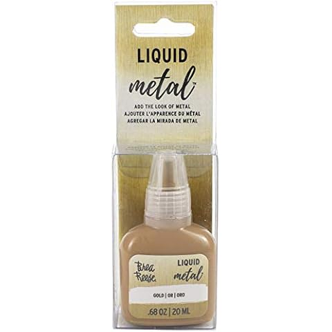 Momenta Brea Reese Liquid Metal For Inks 20ml-Gold Cover