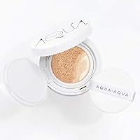 yuu☆ アクアアクアクッションファンデーション ナチュラルベージュ×8個 終売) 【初回購入限定】オーガニッククッションコンパクト