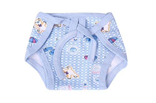 Image of Mom's Darling Cotton Nappies for new born baby 0-6 months (Pack of 6) | Cotton baby langot | Soft, washable & reusable cloth diaper for new born baby| New born baby products /essentials | Multicolor