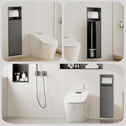 Solution Sto peu encombrante pour petite douche : étagère inox à 2 niveaux - 8