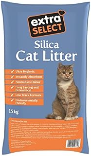 Extra Select Silica Cat Litter, 15 kg
