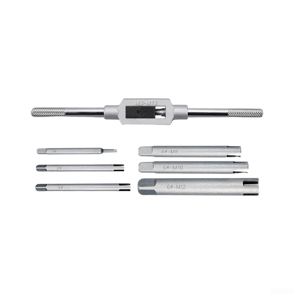 Kit Extractor Pernos 10 Unidades para acero para rápido para Tornillos Dañados y Roscas Izquierdas 3mm a 25mm(6-20+Extractor)