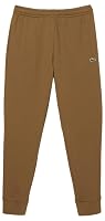 Lacoste Men's Essentials Non Brished Trackpant, Brown, Small