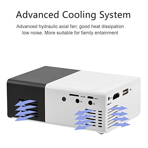 image for FOSA Mini Projector Portable 1080P LED Projector Home Cinema Theater I