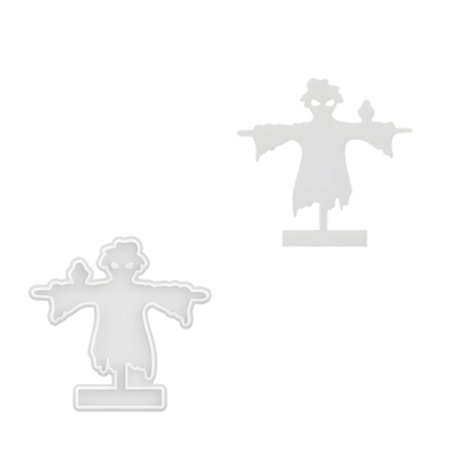 Qusinfc Halloween Holder Molds Castings Bat Pumpkins Candlestick Silicone Molds Epoxy Resin Pumpkins Candlestick Silicone