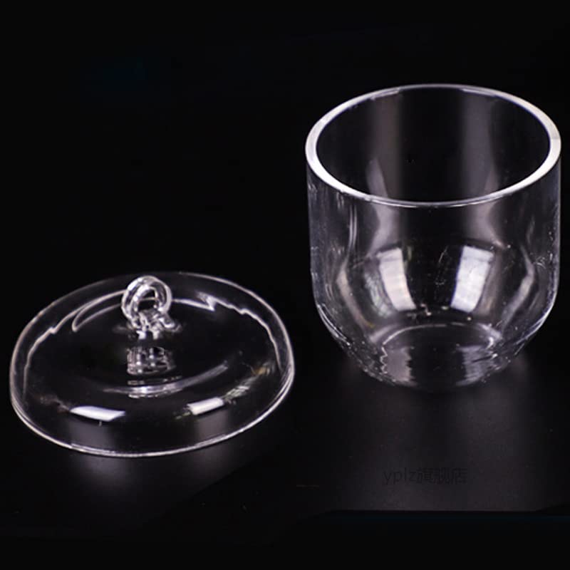 Tygiel kwarcowy odporny na wysokie temperatury i przyrząd ze szkła o wysokiej przepuszczalności z pokrywą do ogrzewania i wrzenia(20ML 3pcs)