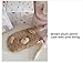 TICKMI Fluffy Plush Bear Shape Pencil Case Cute Soft Kawaii Large Capacity Pen Bag Aesthetic Markers Pen Box (Brown)