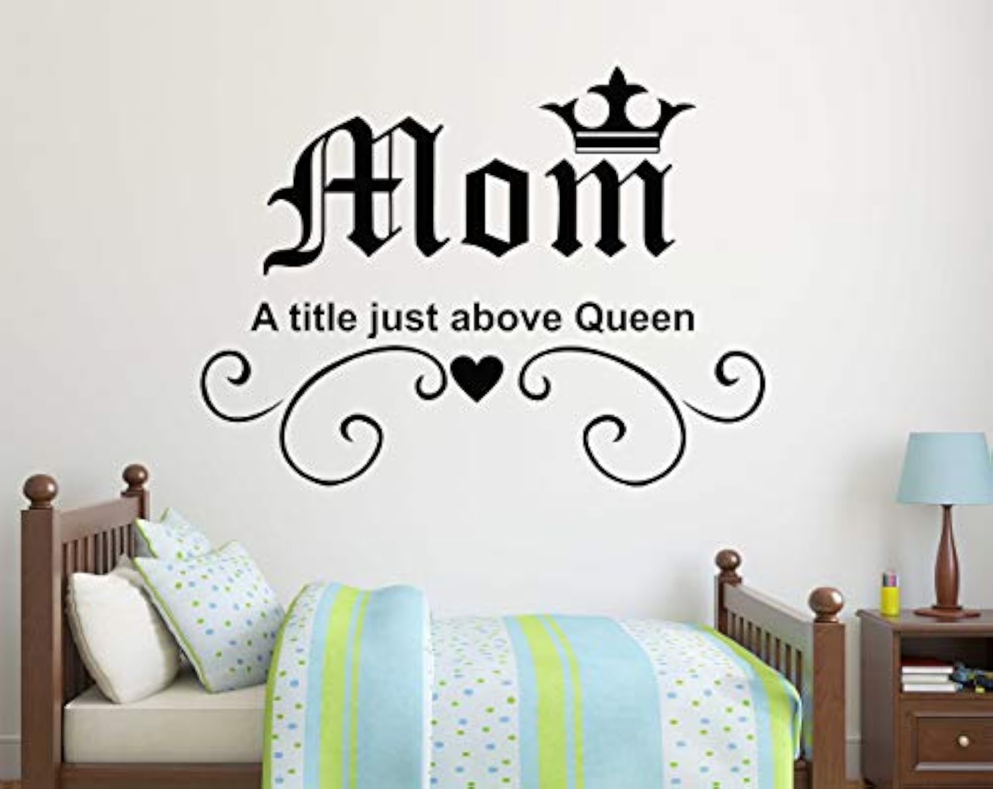 JUST Above Queen MOM Wall Sticker for Decoration