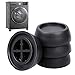 BIGKASI 4 amortisseurs de vibrations pour lave-linge, patins amortisseurs de vibrations universels, amortisseurs anti-vibrations en caoutchouc pour lave-linge sèche-linge accessoires protection sol